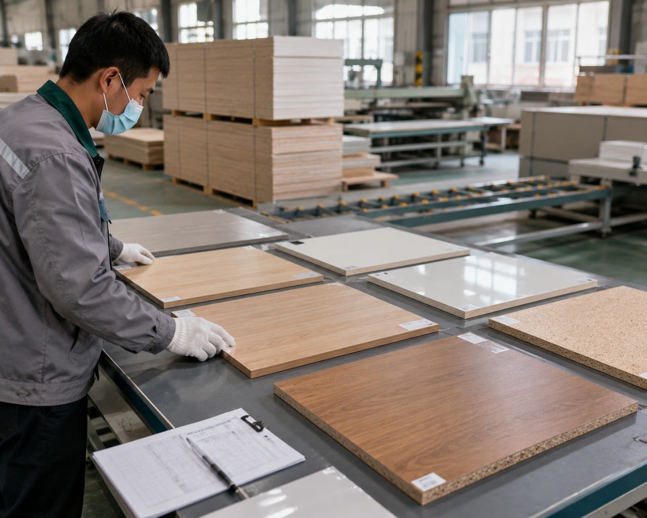 How to control color difference and texture consistency in bulk orders of decorative boards?
