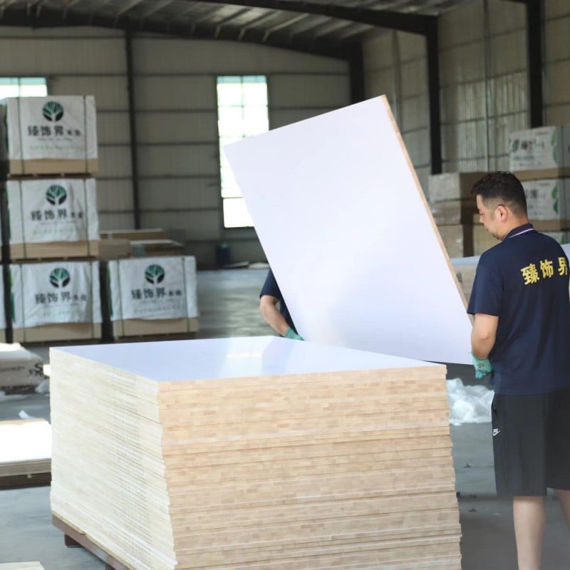 Melamine Blockboard – Stable Solid Wood Core + Ready-to-use Melamine Decorative Surface