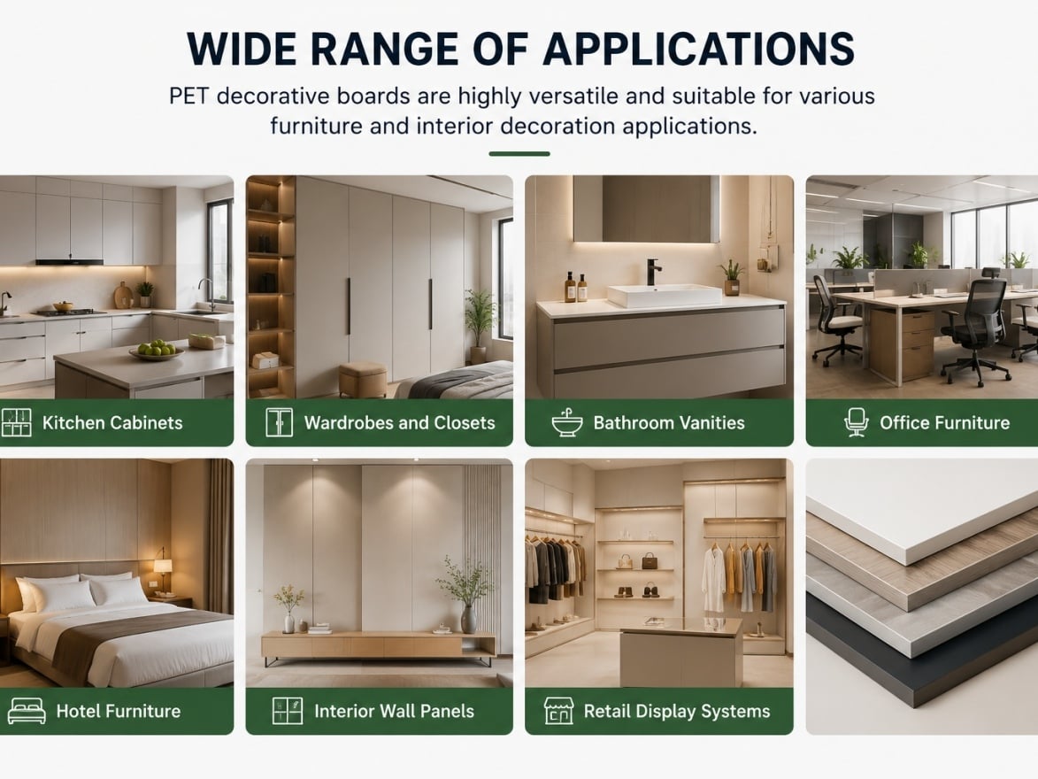 Why More Furniture Manufacturers Are Switching to PET Decorative Boards