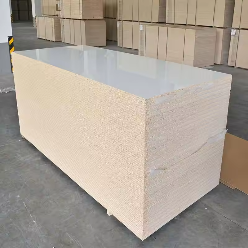 PET Film Particleboard | High Gloss & Matte | 1220×2440mm | Formaldehyde-Free, Scratch-Resistant for Kitchen Cabinet