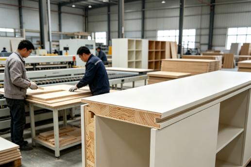 Application Of PETG Blockboard In Furniture Manufacturing: Combining The Stability Of Solid Wood Core With a High-End Surface Texture