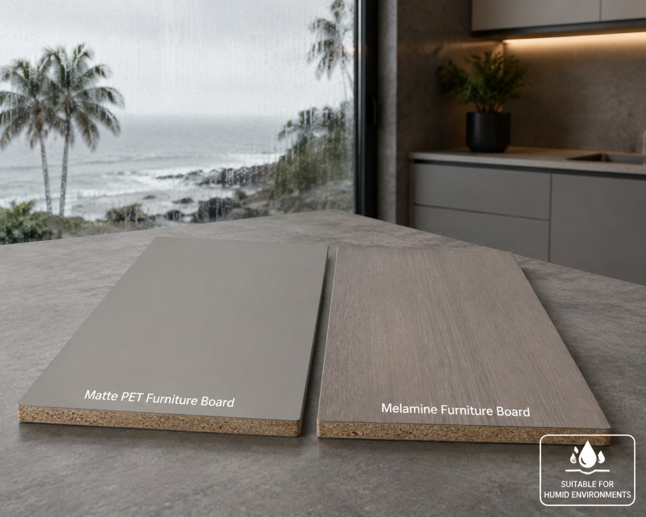 2026 Overseas Furniture Board Trend: Matte PET Boards & Melamine Boards with Professional Weather-resistant Technology