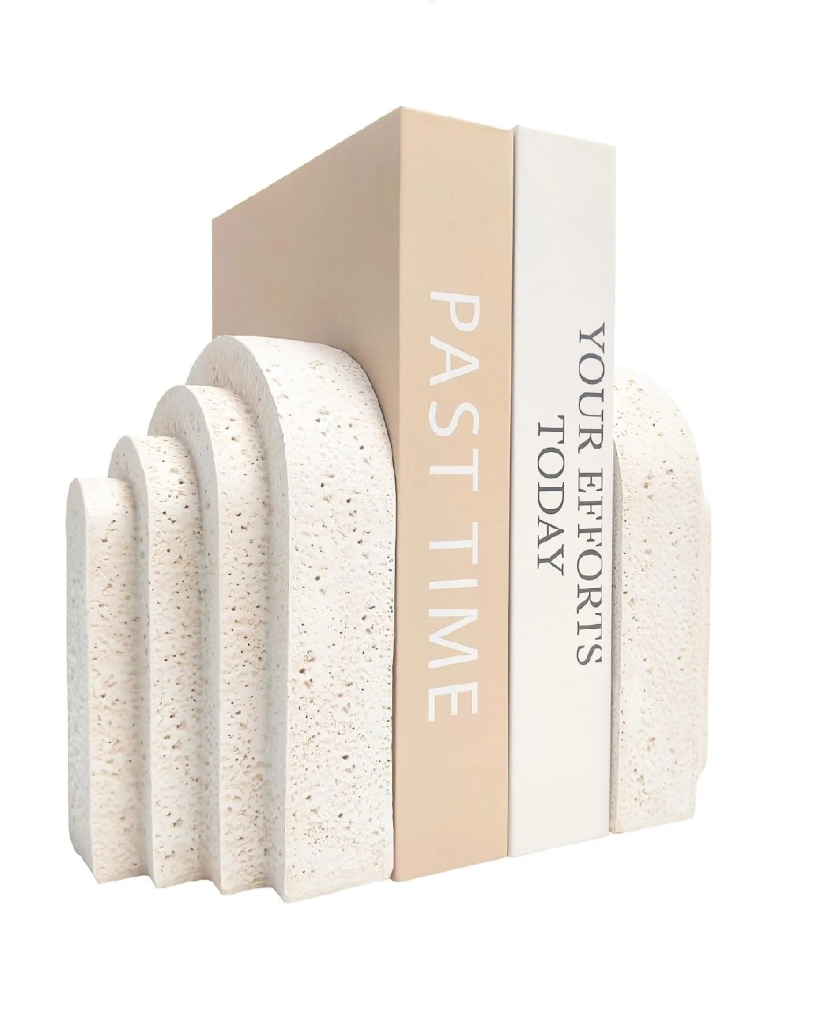 Custom Concrete Book Stopper for Shelf