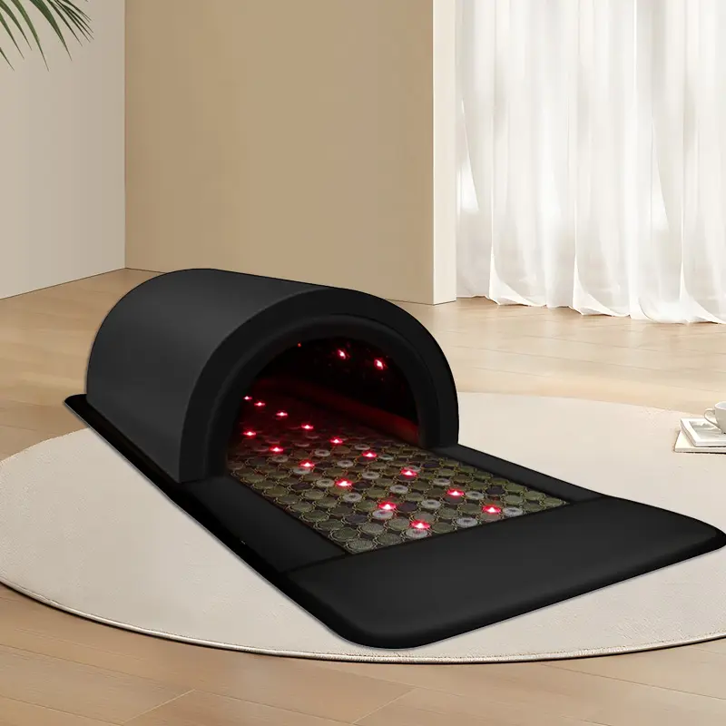 Guangyang PU Leather 3-Zone Infrared Sauna: Stylish for Home & Salon Use