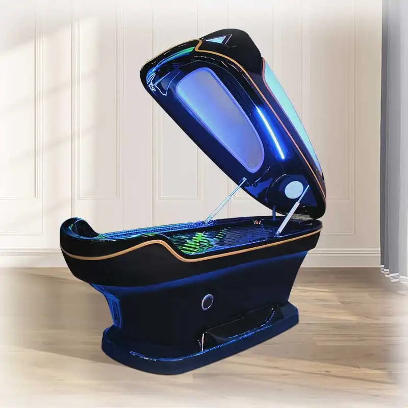 Guangyang High-End Spa Capsule: White/Black Ozone Hydrotherapy & Heating