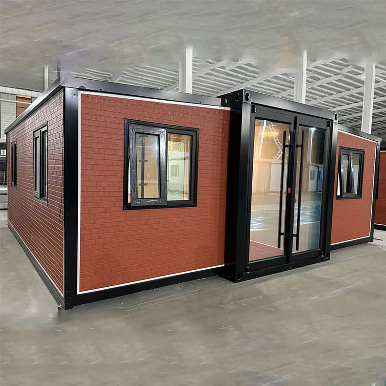 Display of Installation Instructions for Expandable Container House