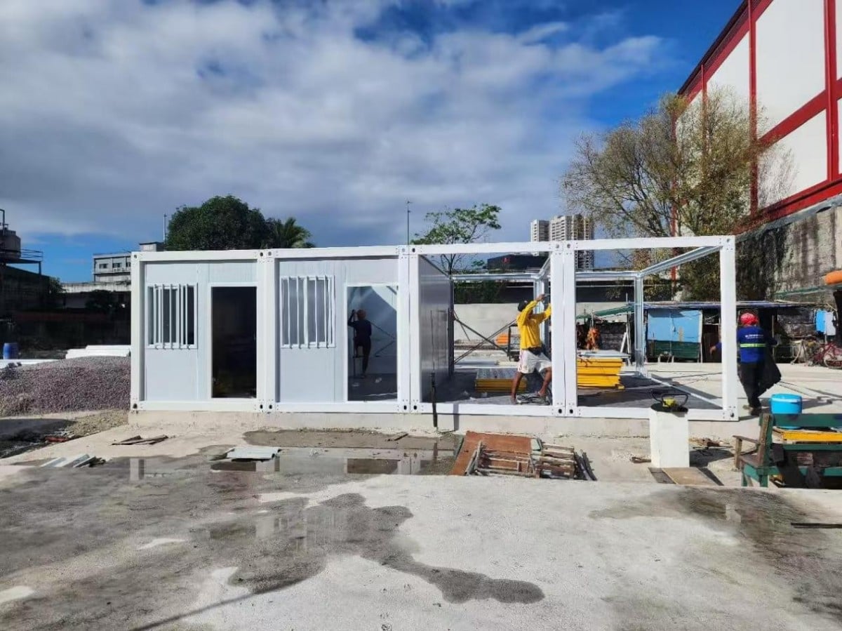 Modular container houses create comfortable new homes for Filipino employees
