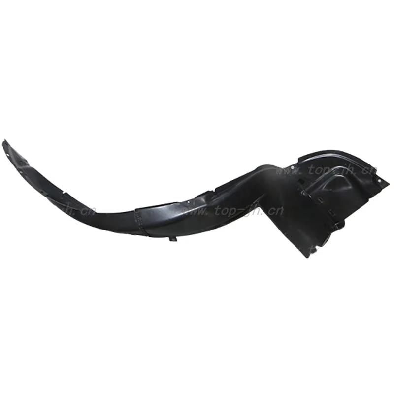 How does a car side fender affect overall crash safety performance?