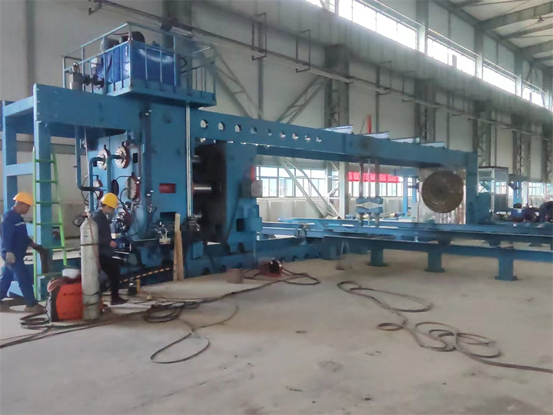 Φ1640×18 mm Full Set of API Spiral Pipe Production Line in Gansu, China