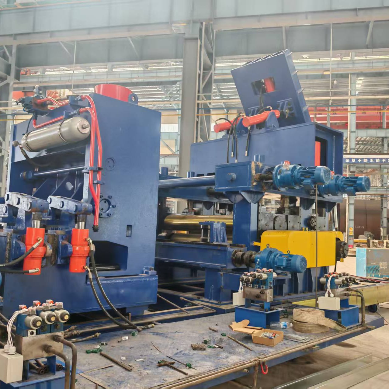 Progress Update2540 Spiral Pipe Machine Installation Approaches Completion! in jiangsu China