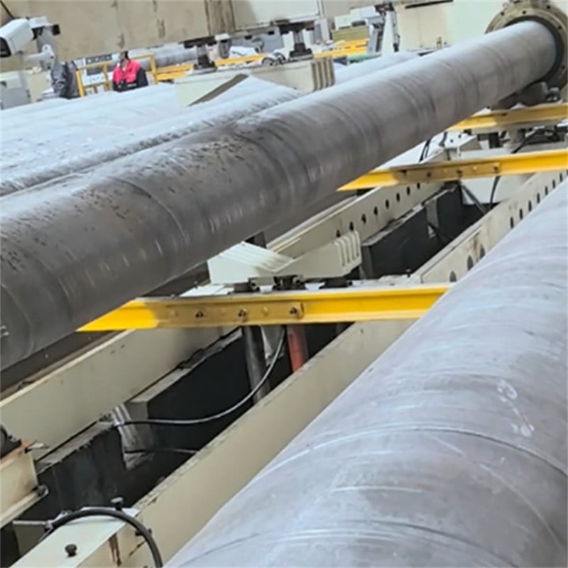 Φ820mm Steel Pipe Hydrostatic Tester Successfully Completes Pressure Test