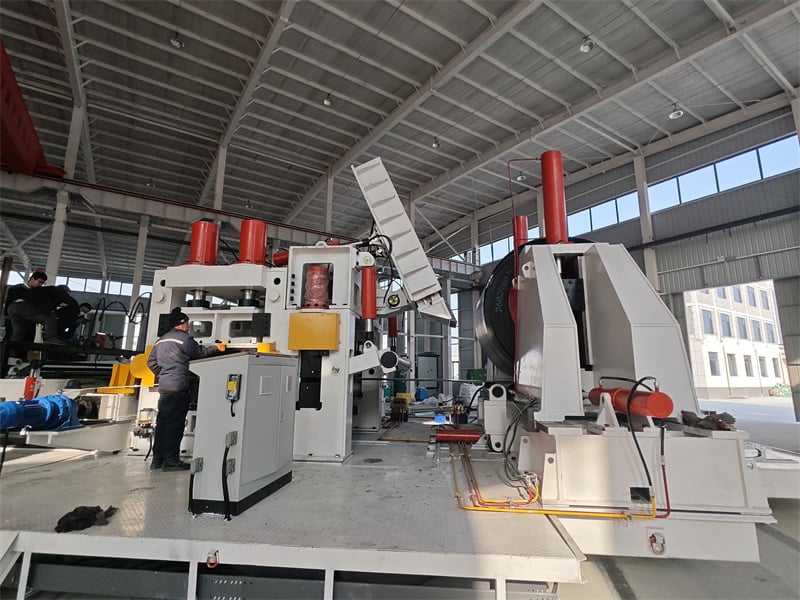 On-Site Commissioning of 3620 Spiral Welded Pipe Production Line in China