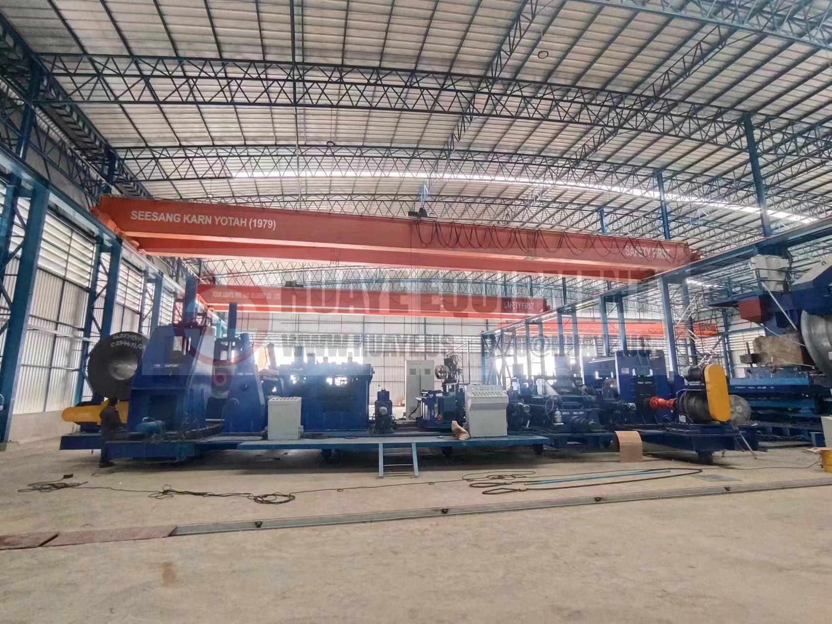3840mm spiral pipe machine continuous stable production over past year in thailand-1
