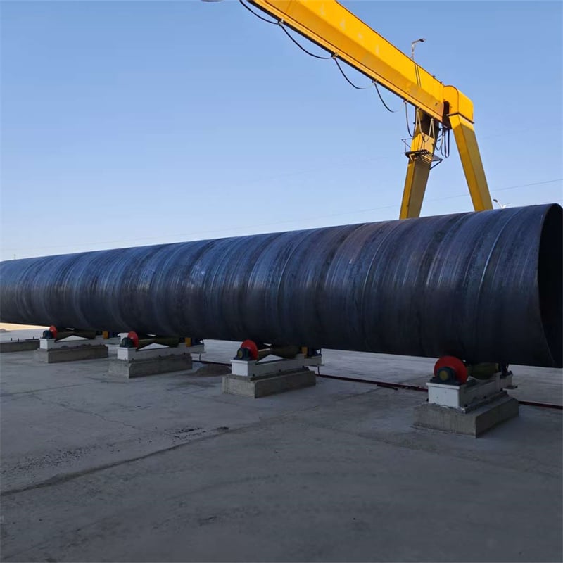 3620×30 mm Spiral Pipe Machine Begins Production with First Steel Pipe Completed