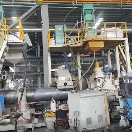 Full Capacity with Three Spiral Welded Pipe Machines Operating in Anhui,China
