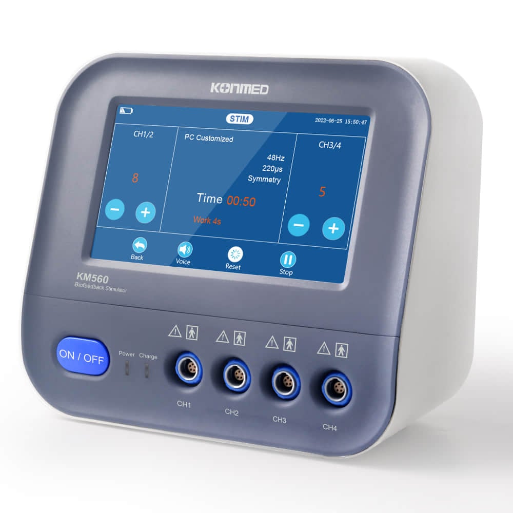 Précision de niveau clinique, polyvalence tout-en-un — Stimulateur neuromusculaire à biofeedback KM560