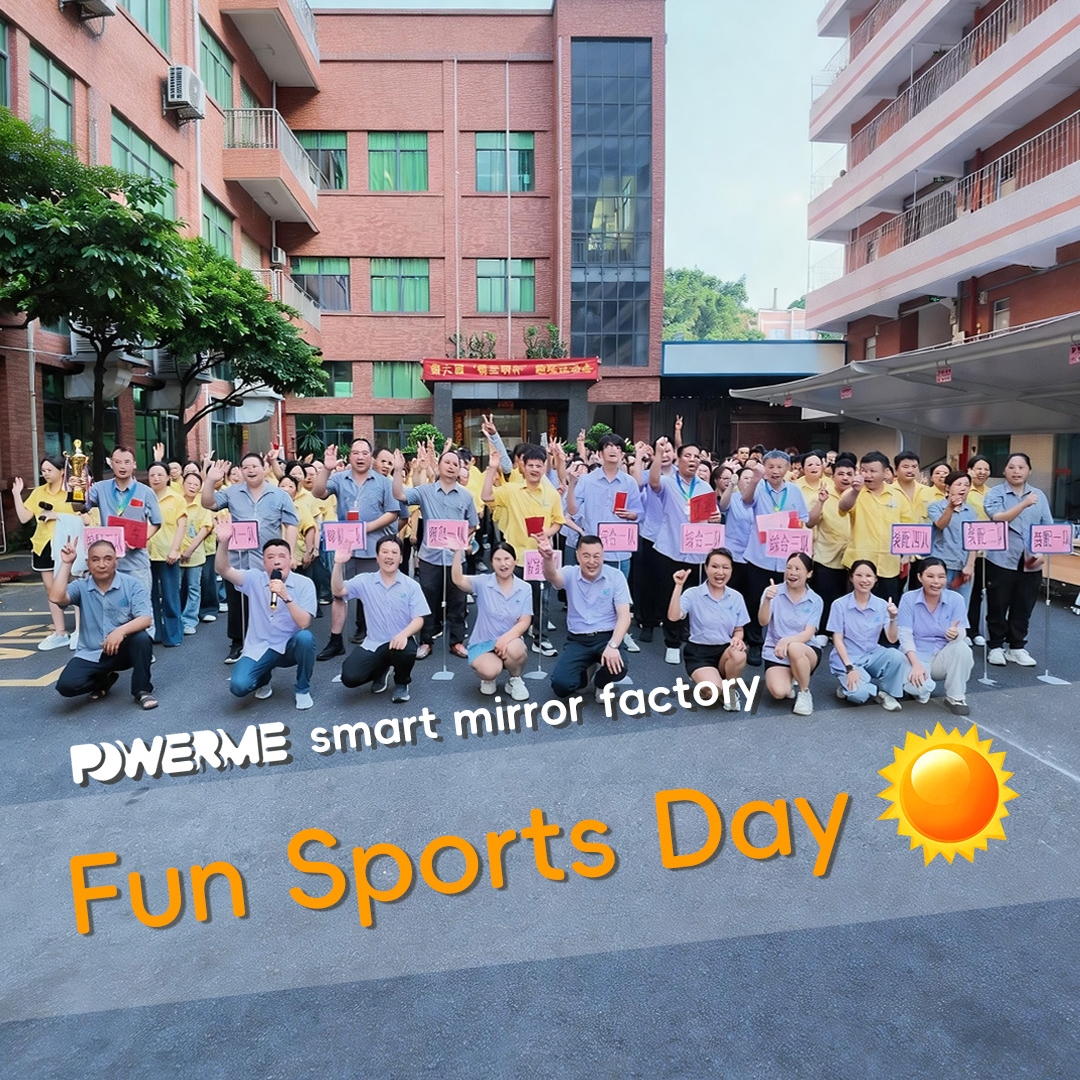POWERME Mirror Factory Sports Day: Building Team Spirit Behind Quality Makeup Mirrors and Bathroom Mirrors