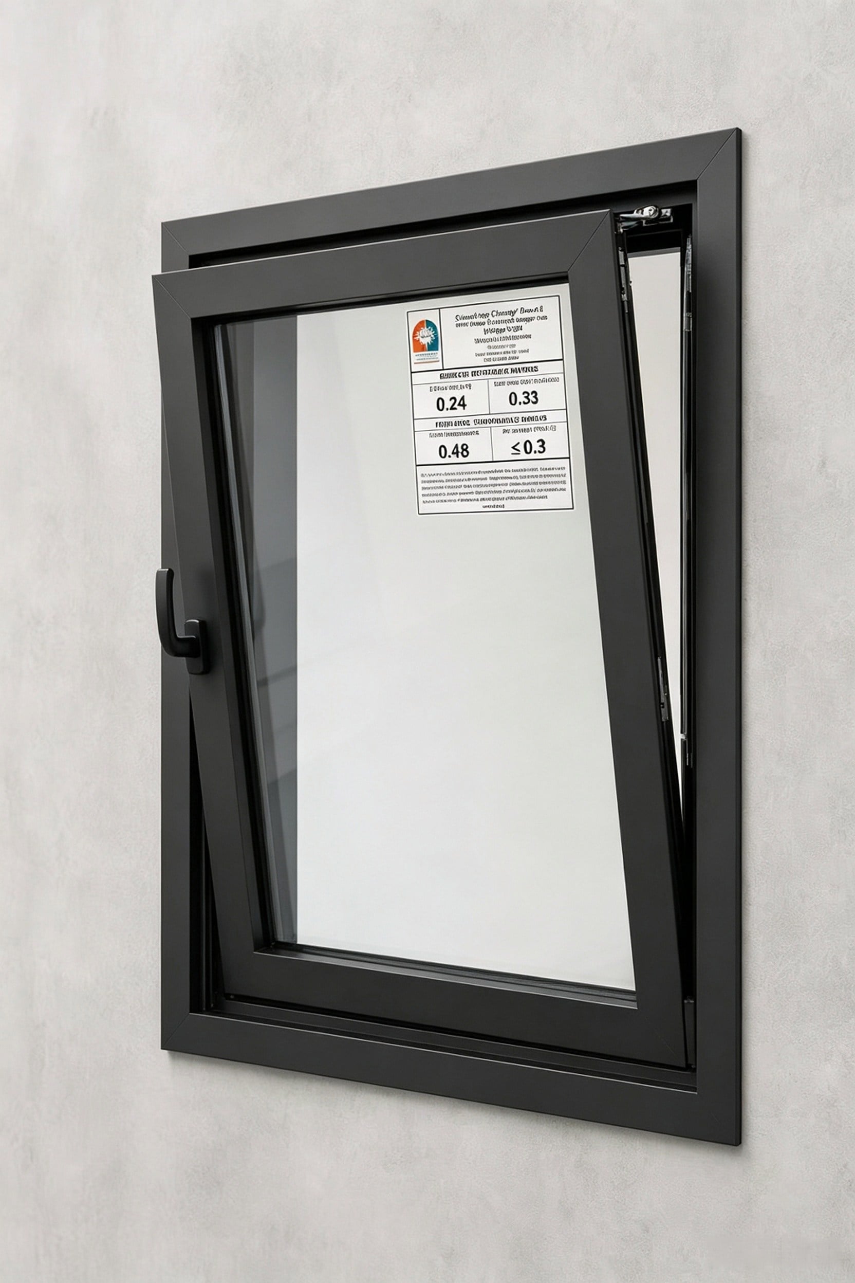 Aluminum Tilt And Turn Window Dual Function Tilt Swing Opening For Residential Bedroom Ventilation Safety
