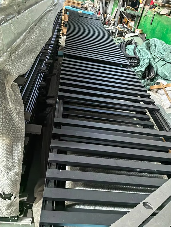 Automatic garage door villa assembly production line