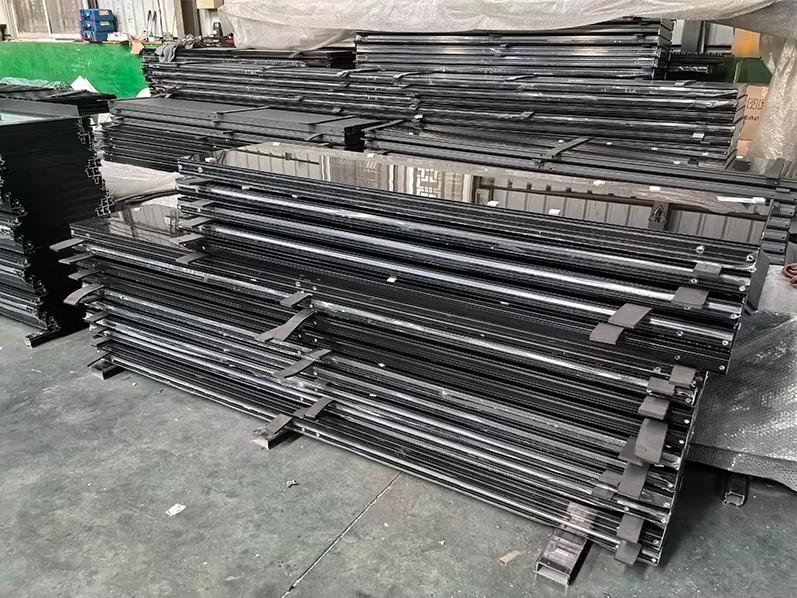 Steel alloy garage door factory production facility overview
