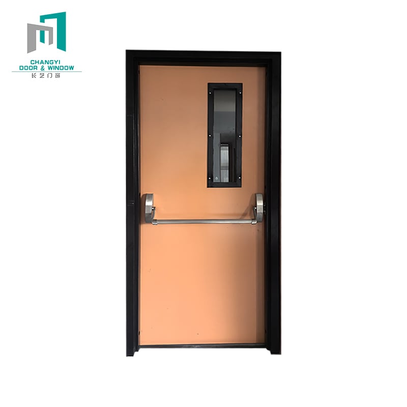 Steel Fire Door With Fire Rated Hardware Accessories For Indoor Building Fire Separation And Safe Escape Use In Canada CAN/ULC-S104