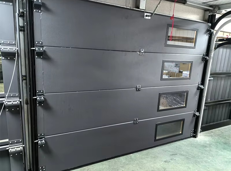 Insulated steel garage door technical specifications and dimensions diagram