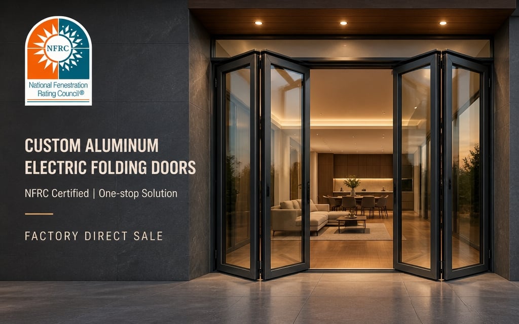NFRC Certified Electric Folding Door