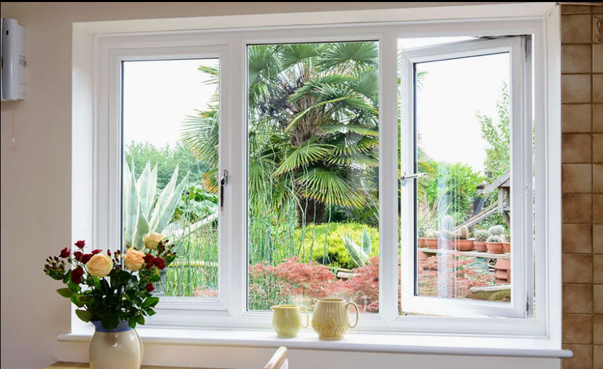 Vinyl casement window