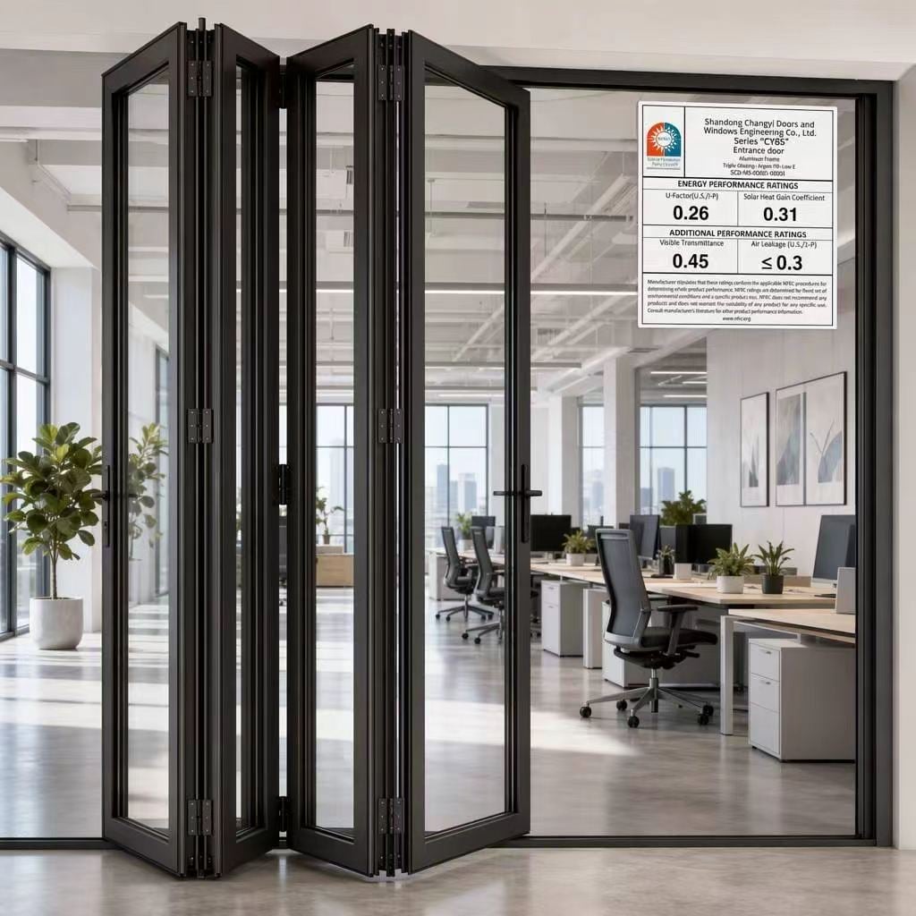 CHANGYl Aluminum Folding Doors
