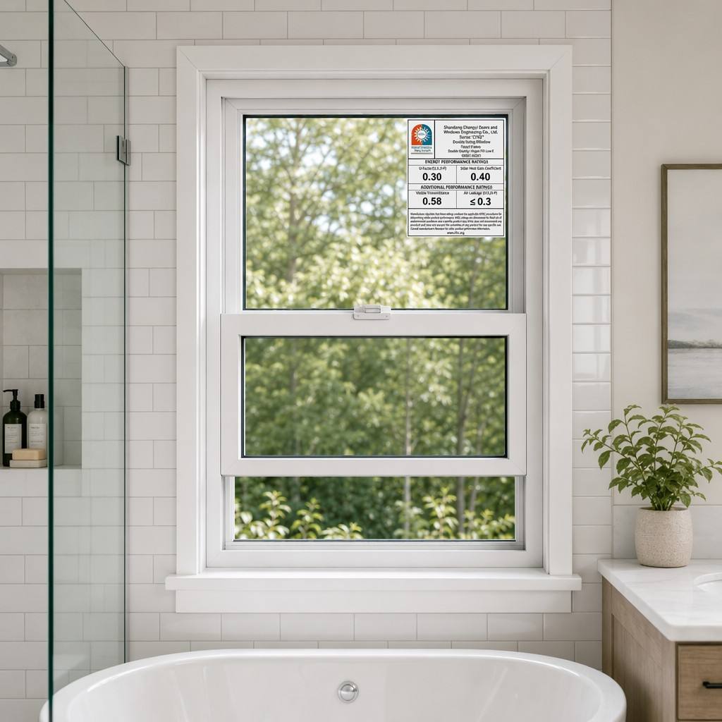 CHANGYI Vinyl Double Hung Windows