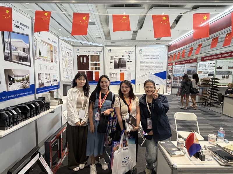 Shandong Changyi Showcases High-End Aluminum Alloy Doors and Windows, Vinyl Doors and Windows, Wooden Doors, WPC Doors and Certified Fire-Rated Doors at the Philippines International Building Materials Exhibition