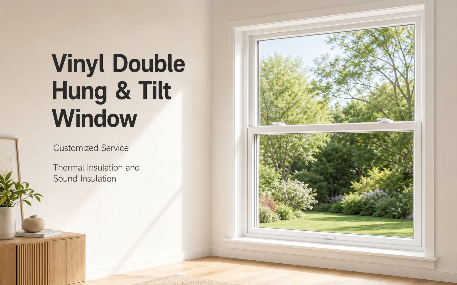Vinyl Double Hung Window Display