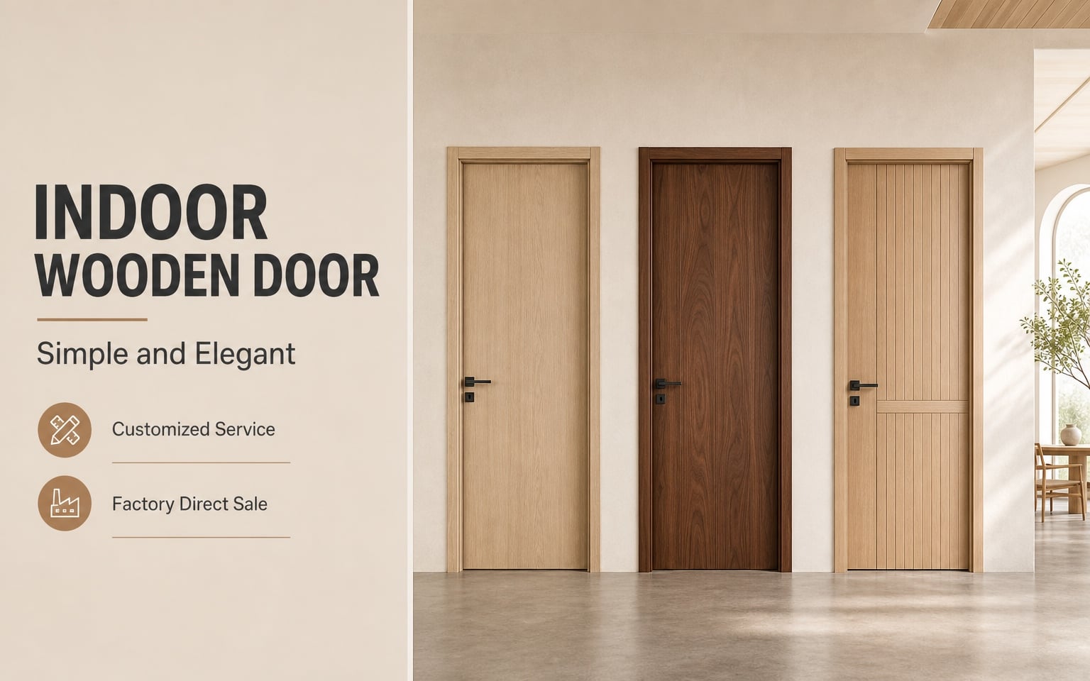 Wood Door Production Display