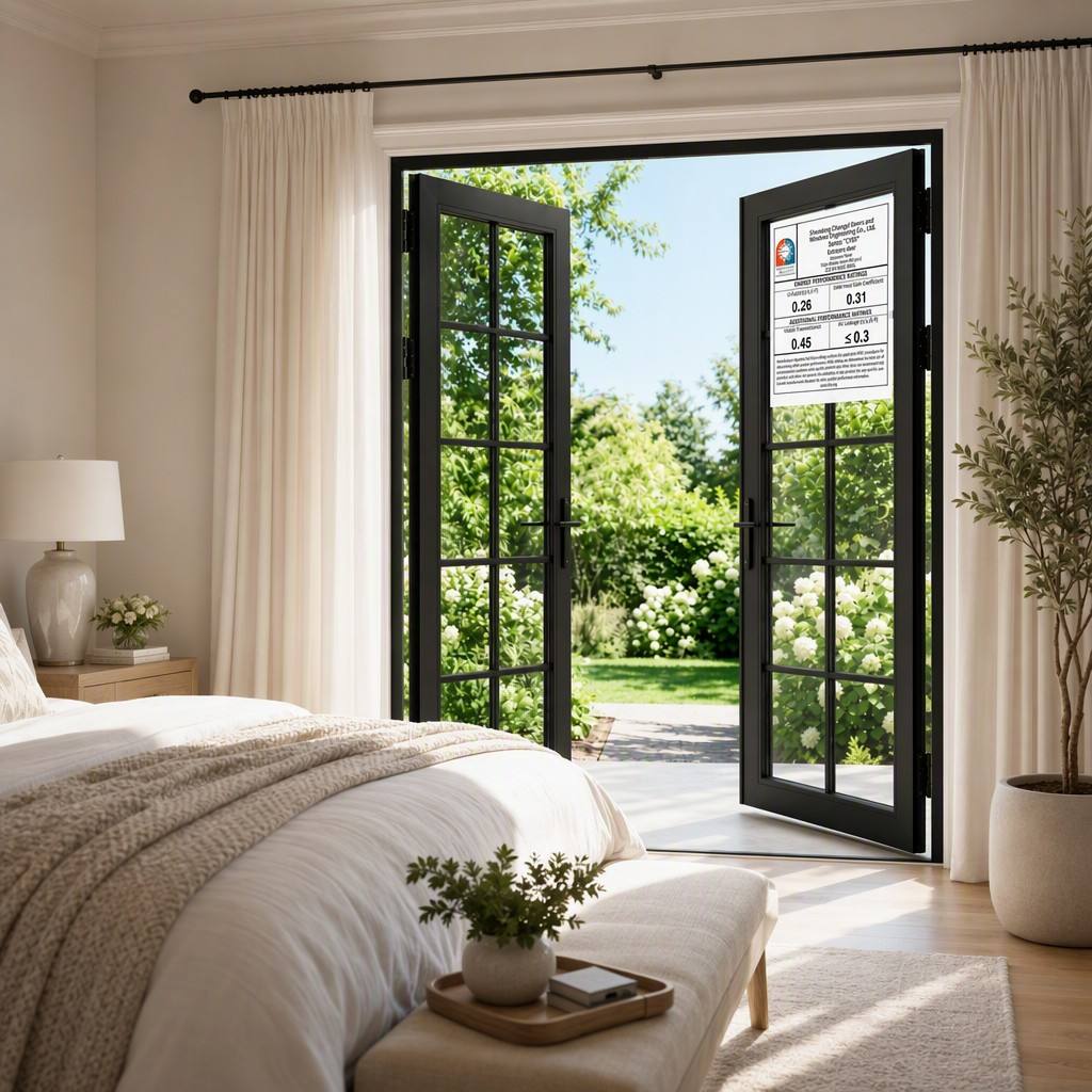 Aluminium Casement Door Weather Resistant Sealing Design Energy Saving For Custom Residential House And Apartment Renovation In America