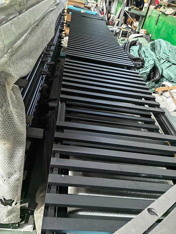 Automatic garage door component fabrication and precision cutting process