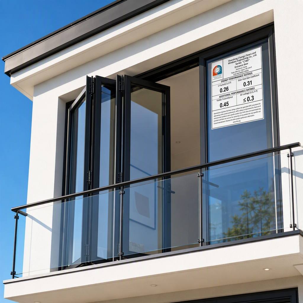 Modern Aluminum Alloy Folding Door Wide View Glass Energy Saving For House Garden And Hotel Lobby Renovation Project