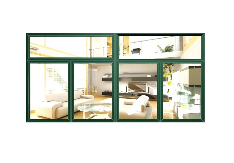Cheap Price Push Out Fire Resistant Aluminum with Blind Casement Window manufacture