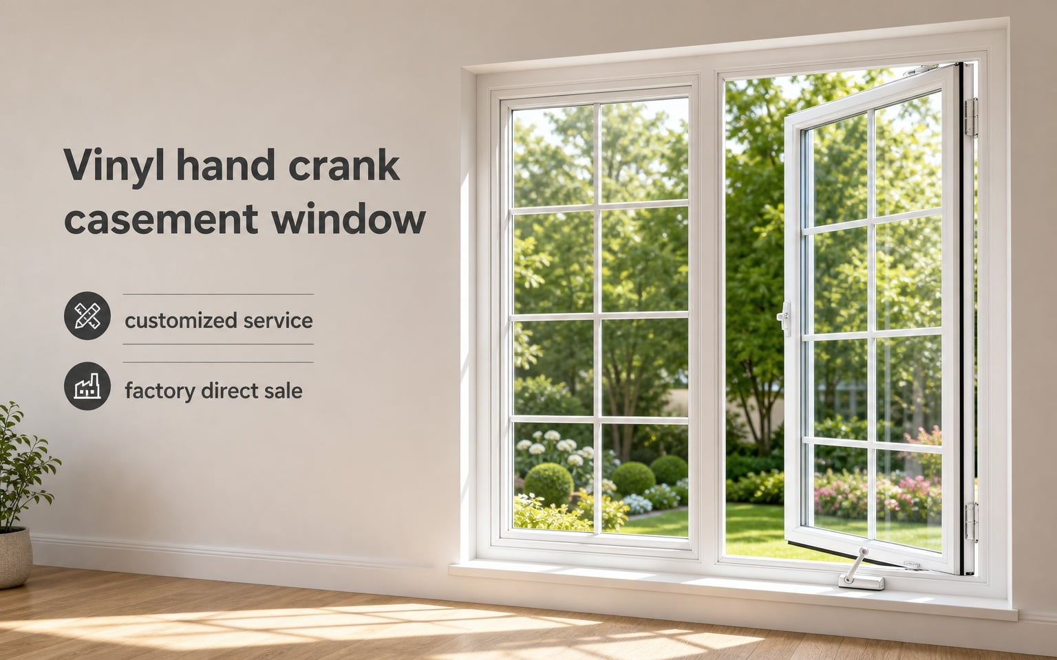 Vinyl Hand-Crank Window Factory Production Display