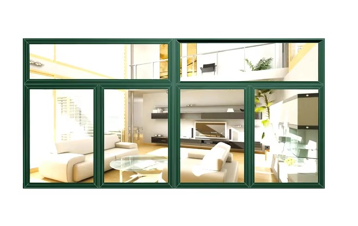 Cheap Price Push Out Fire Resistant Aluminum with Blind Casement Window factory