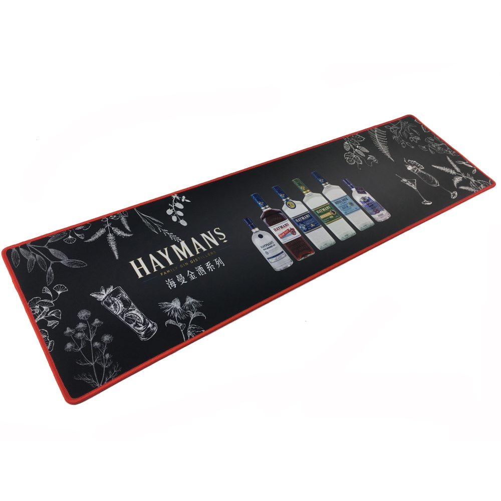 Custom Printed Neoprene Rubber Bar Mat for Promotional Events
