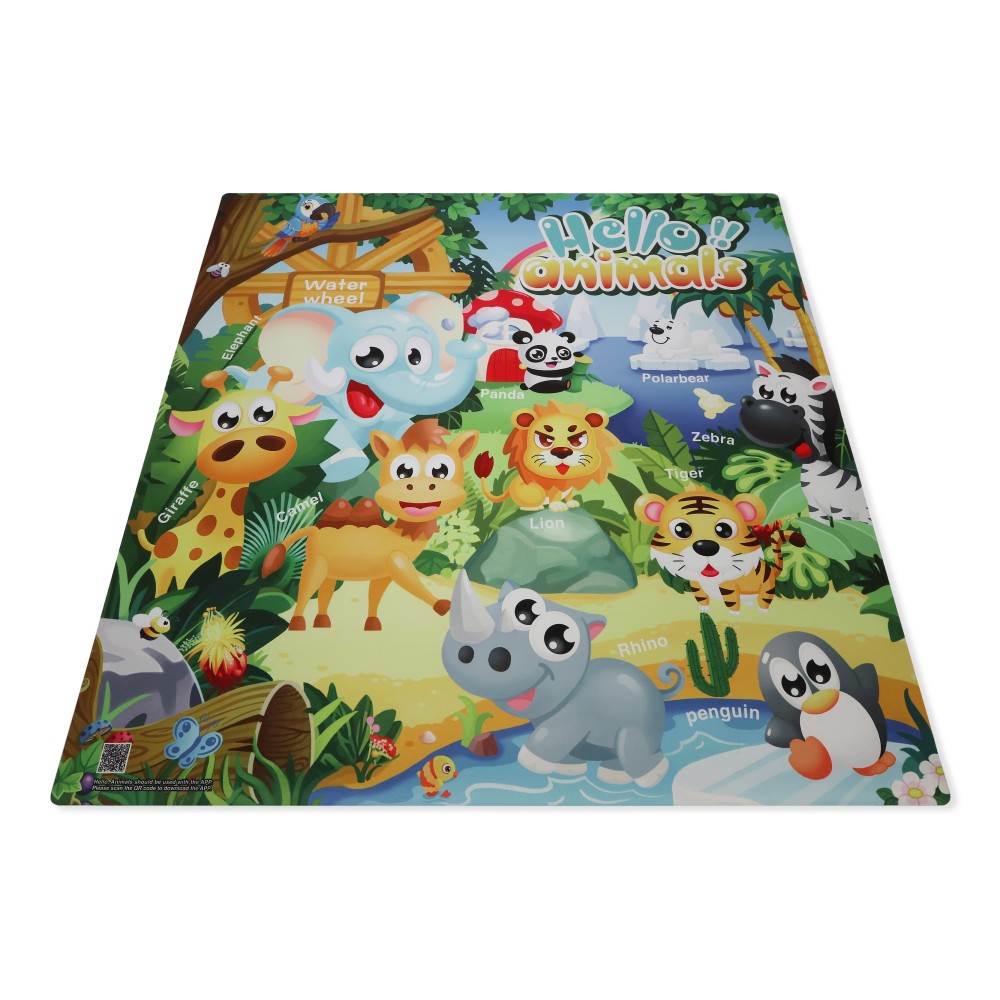 Custom Battle Mat for Tabletop Gaming – Non-Slip Mat for Wargames and Miniatures - Cartoon Animals
