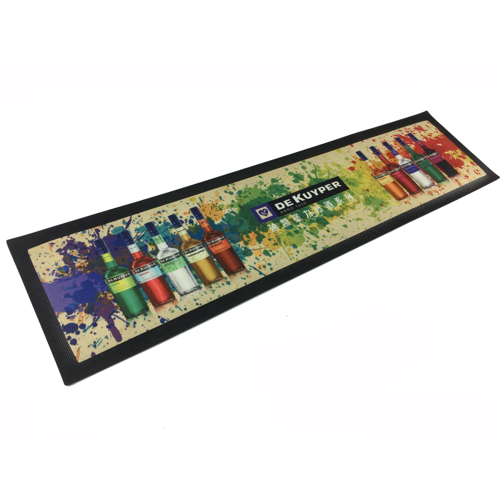 Custom Printed Commercial Nitrile Rubber Bar Mat