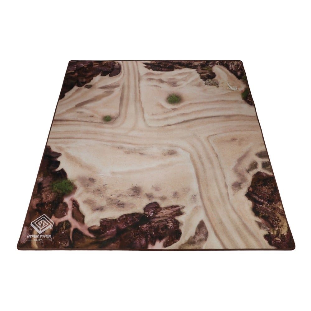 Custom Battle Mat for Tabletop Gaming – Non-Slip Mat for Wargames and Miniatures - Desert