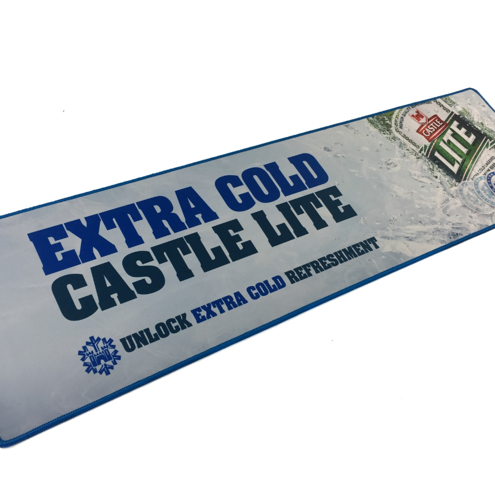 Non-Slip Custom Neoprene Rubber Bar Mat with Logo Printing