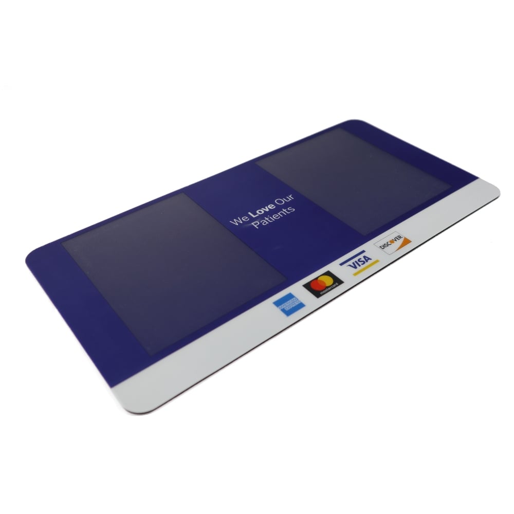 Custom Counter Mat with Logo Printing - Window Insert Design for Retail and Hospitality