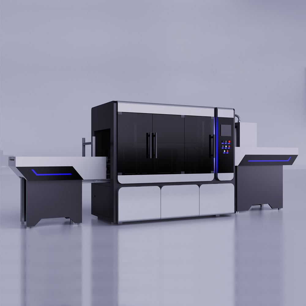 Full Servo Intelligent Edge Rolling Paper Box Tray Forming Machine