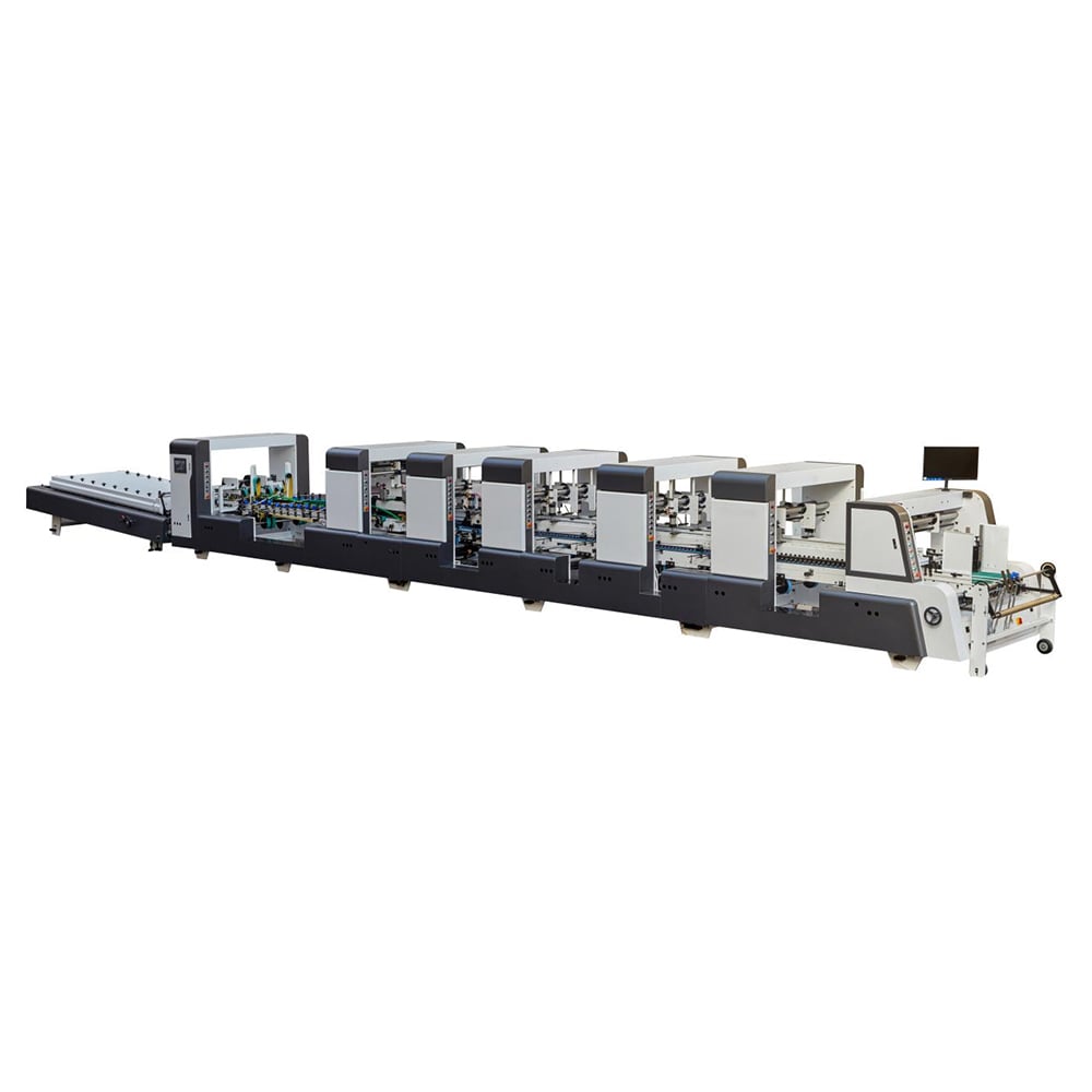 AUTOMATIC HIGH SPEED 4&6 CORNER FOLDER GLUER