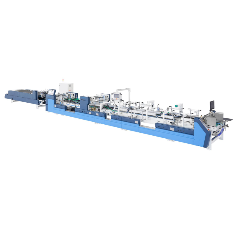 MSG-650 800 1100 Autoamtic Small Packaging Boxes Folder Gluer Machine