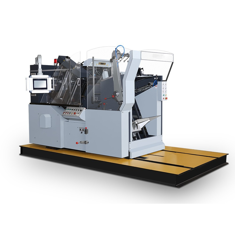 AUTOMATIC FOIL STAMPING AND DIE CUTTING MACHINE