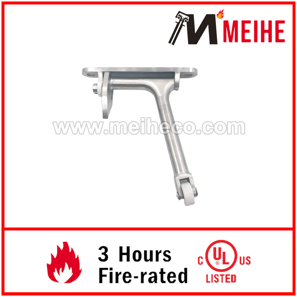 DC001 Heavy Duty Industrial Design Stainless Steel Gravity Door Coordinator Satin Finish 1-Year Warranty